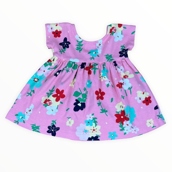 Hanna Andersson Pink Floral Dress 60 cm - Picture 2 of 4